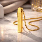 طقم مجوهرات إسلامية آية الكرسي | اشترِ سوارًا واحصل على قلادة مجانًا | مطلي بالذهب عيار 18