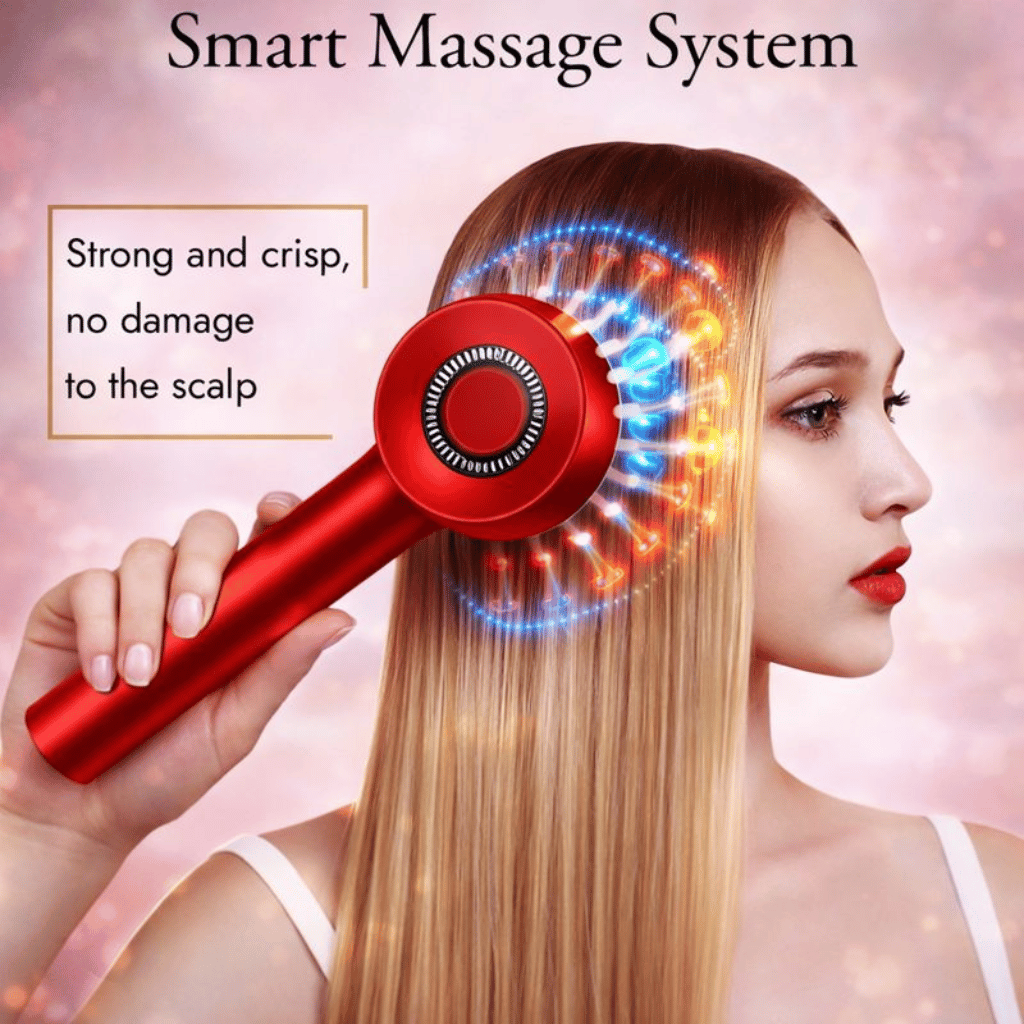 Scalp Massage Brush with Oil Applicator