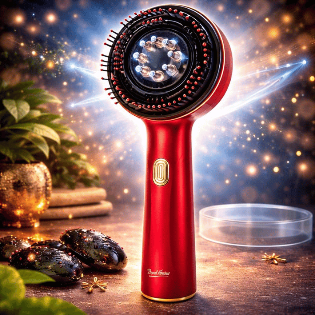 Scalp Massage Brush with Oil Applicator