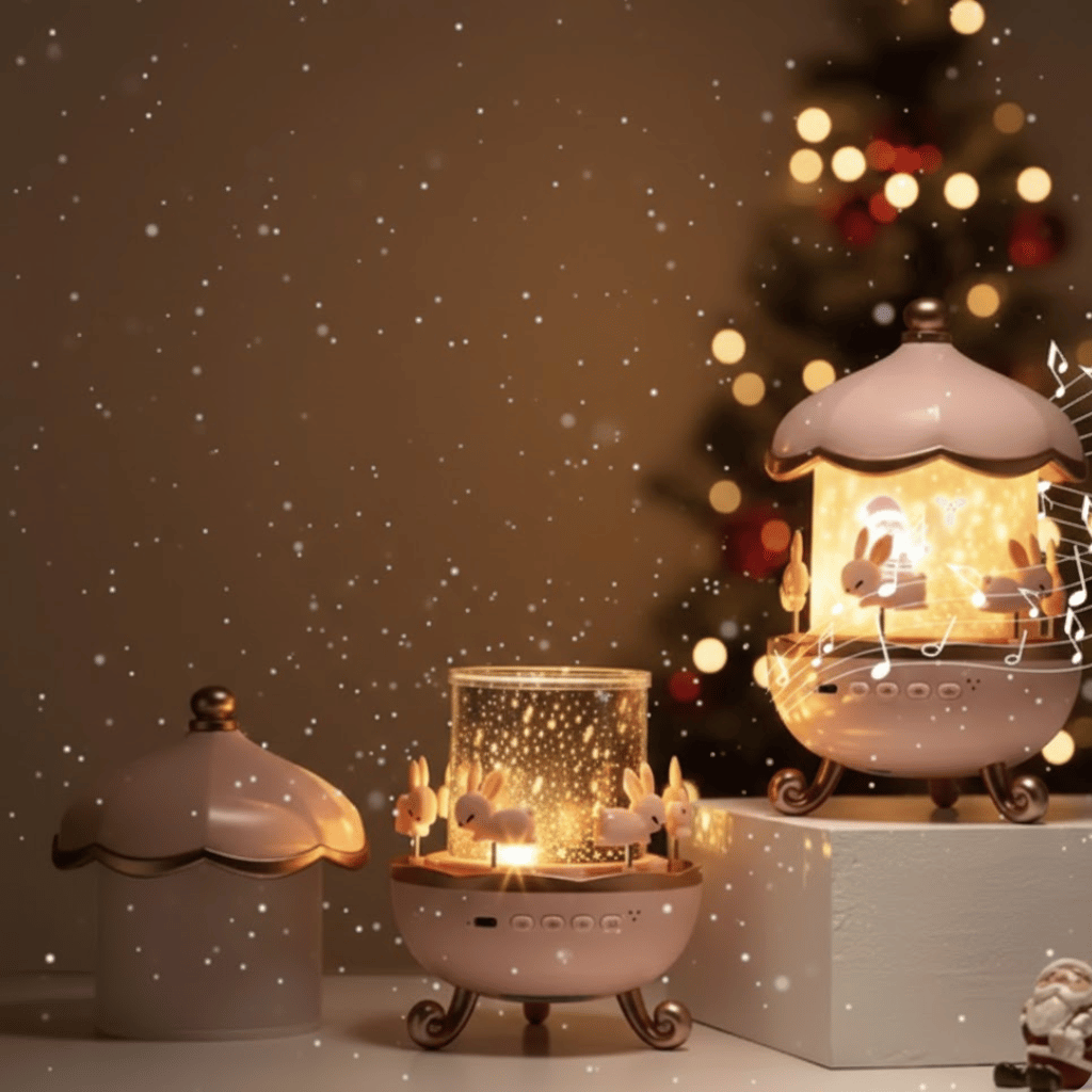 Bunny’s Carousel Musical Toy with Lights & Sound for Kids