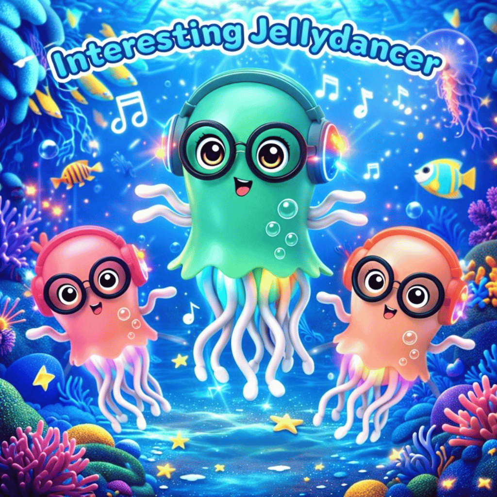 Twist Jellyfish Musical Bump & Go Toy (Lights + Sound)