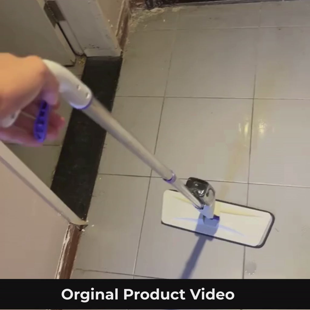 360 Rotating Spray Mop for Floor With Refillable Bottle - ممسحة أرضيات برذاذ دوّارة 360 درجة مع زجاجة قابلة لإعادة التعبئة